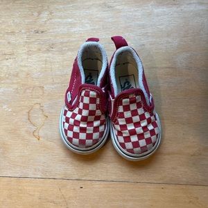 Baby checkered Vans